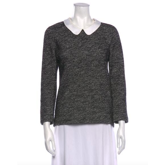 Sandro gray wool blend sweater - Picture 1 of 3